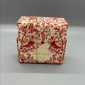 Anthropologie Winter Berries Bar Soap 6.35 oz New